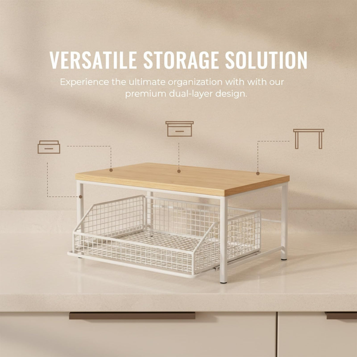 Coffee Pod Holder with Drawers