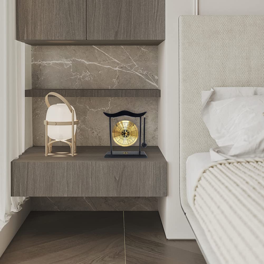 Brass Gong Desktop Zen Art Feng Shui Decor