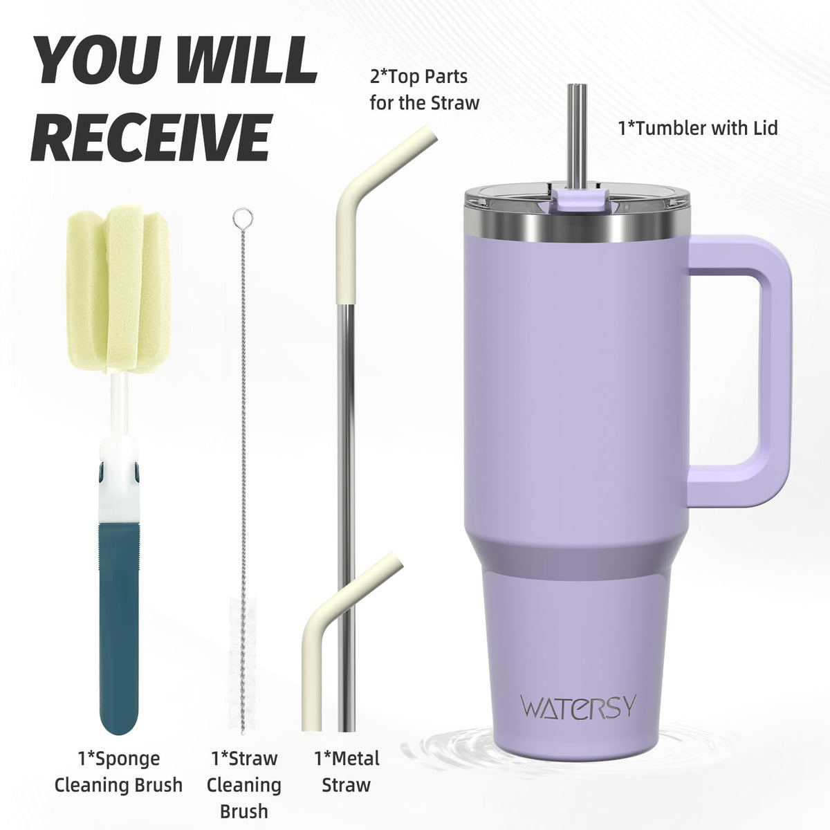 40 oz Tumbler with Handle