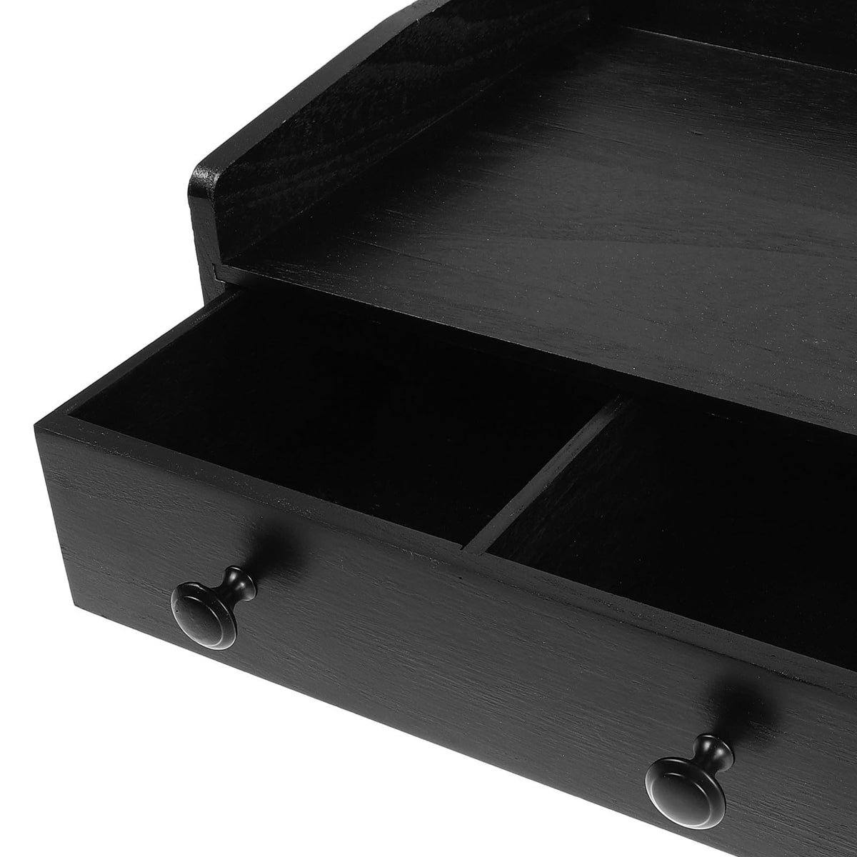 Wooden Coffee Pod Holder Drawer Storage Box with Multifunctional Design and Large Capacity
