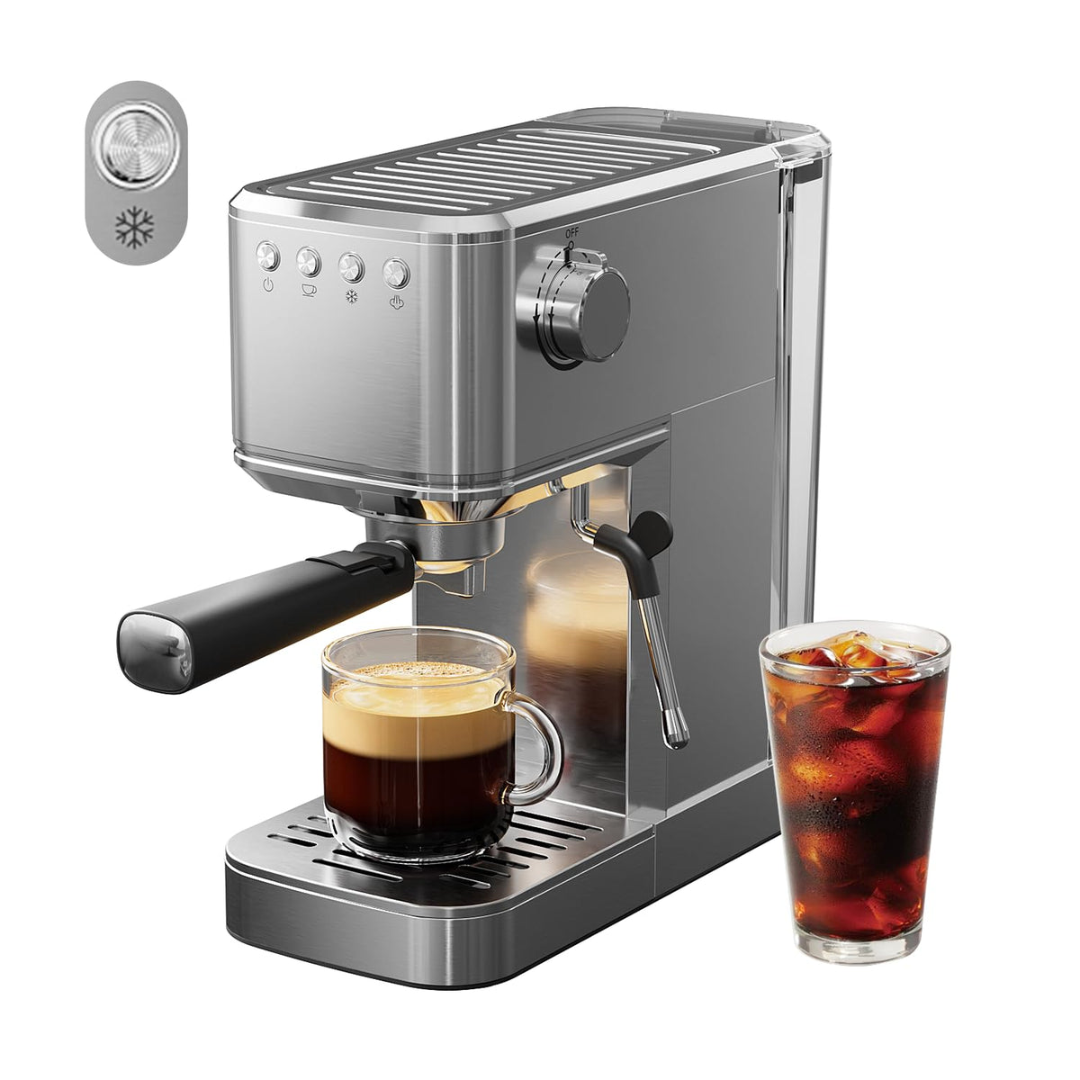 Espresso Machine with Rapid Cold Brew
