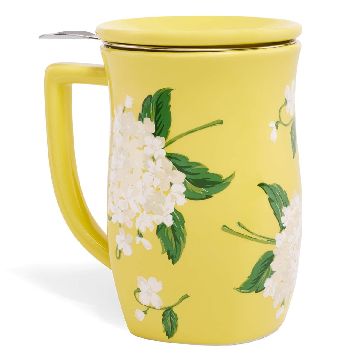 Ceramic Fiore Tea Cup with Infuser
