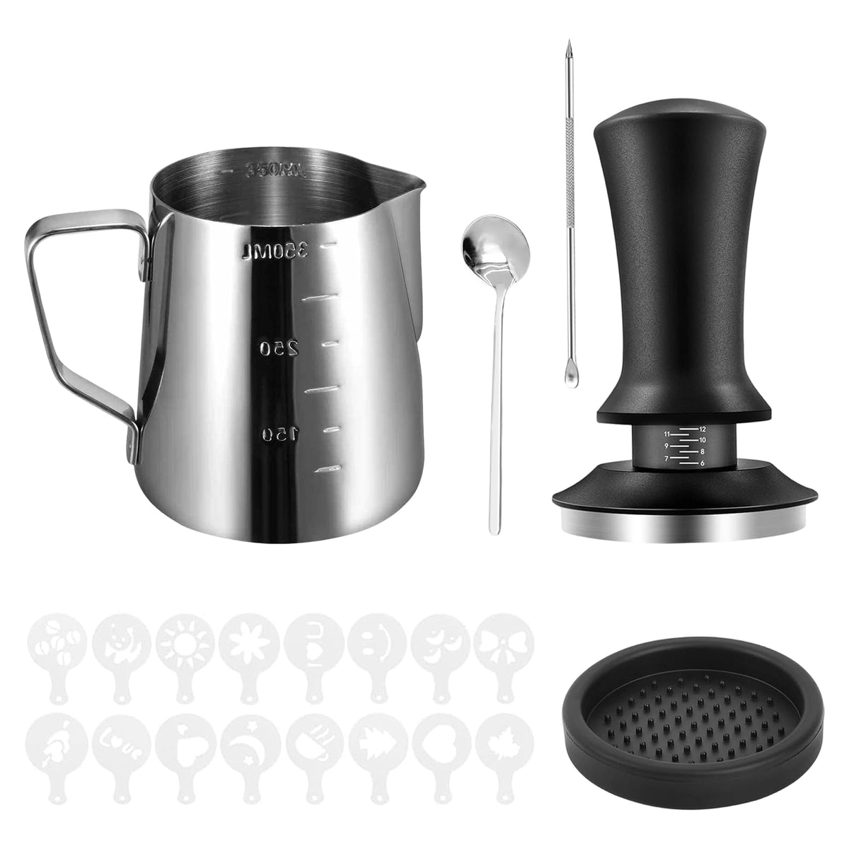 Spring Loaded Espresso Tamper Set