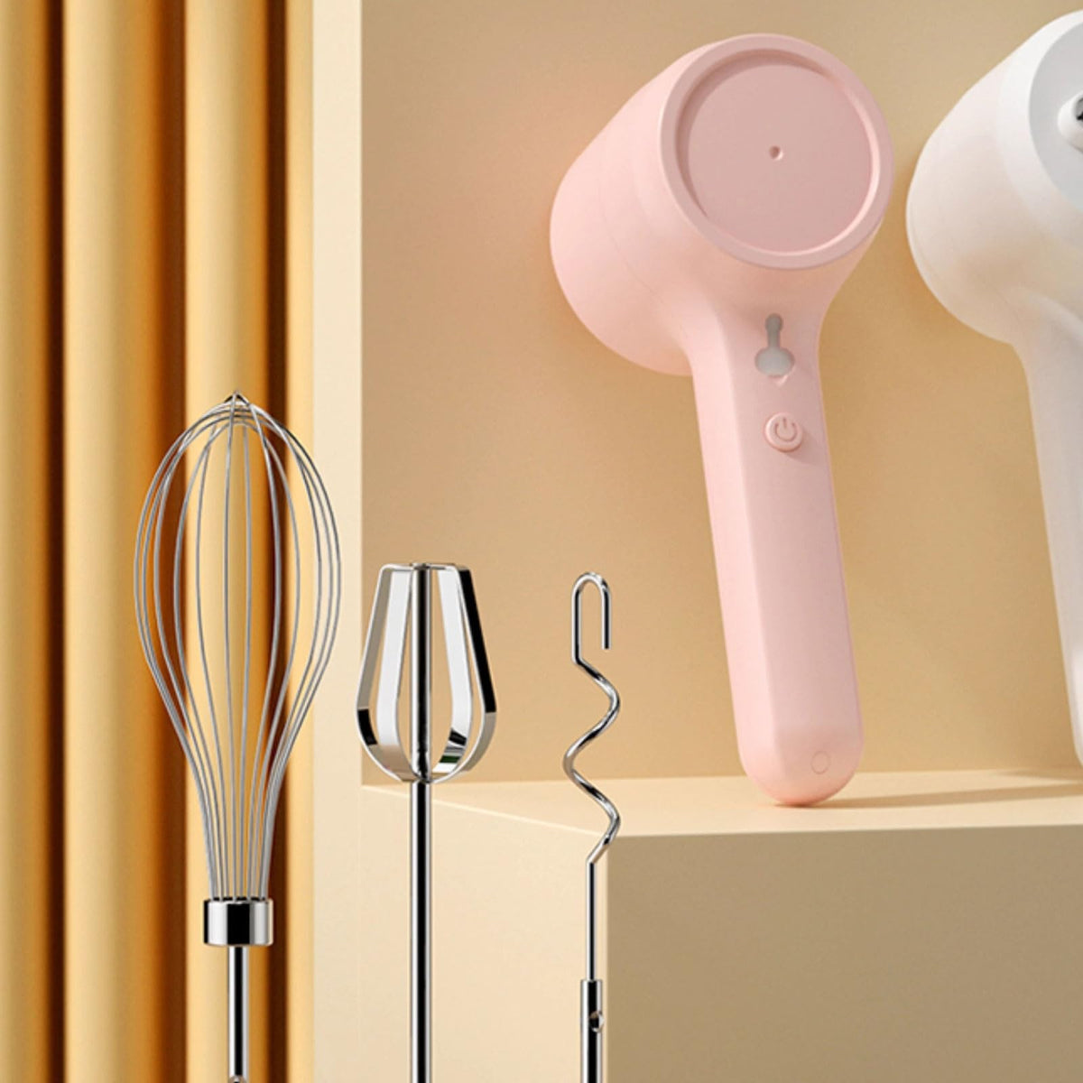 Egg Beater Handheld Cordless Electric Whisk Household Small Cream Whisk Stirring Stick Whisk Baking Cake Whipper Milk Frother