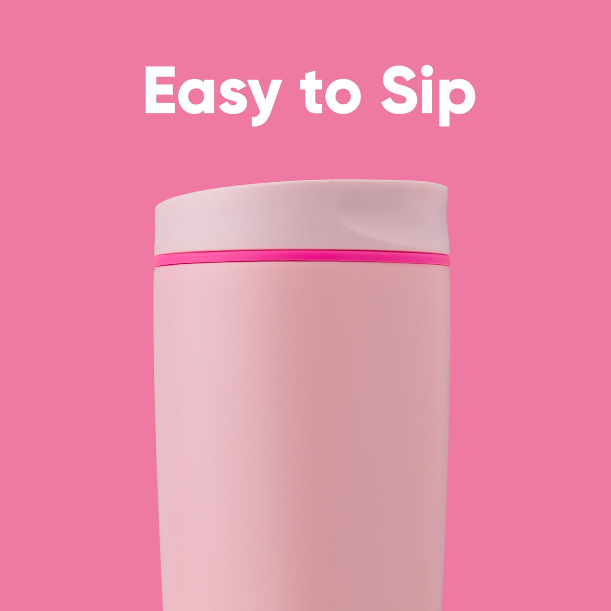 SmoothSip Slider Insulated Stainless Steel Coffee Tumbler