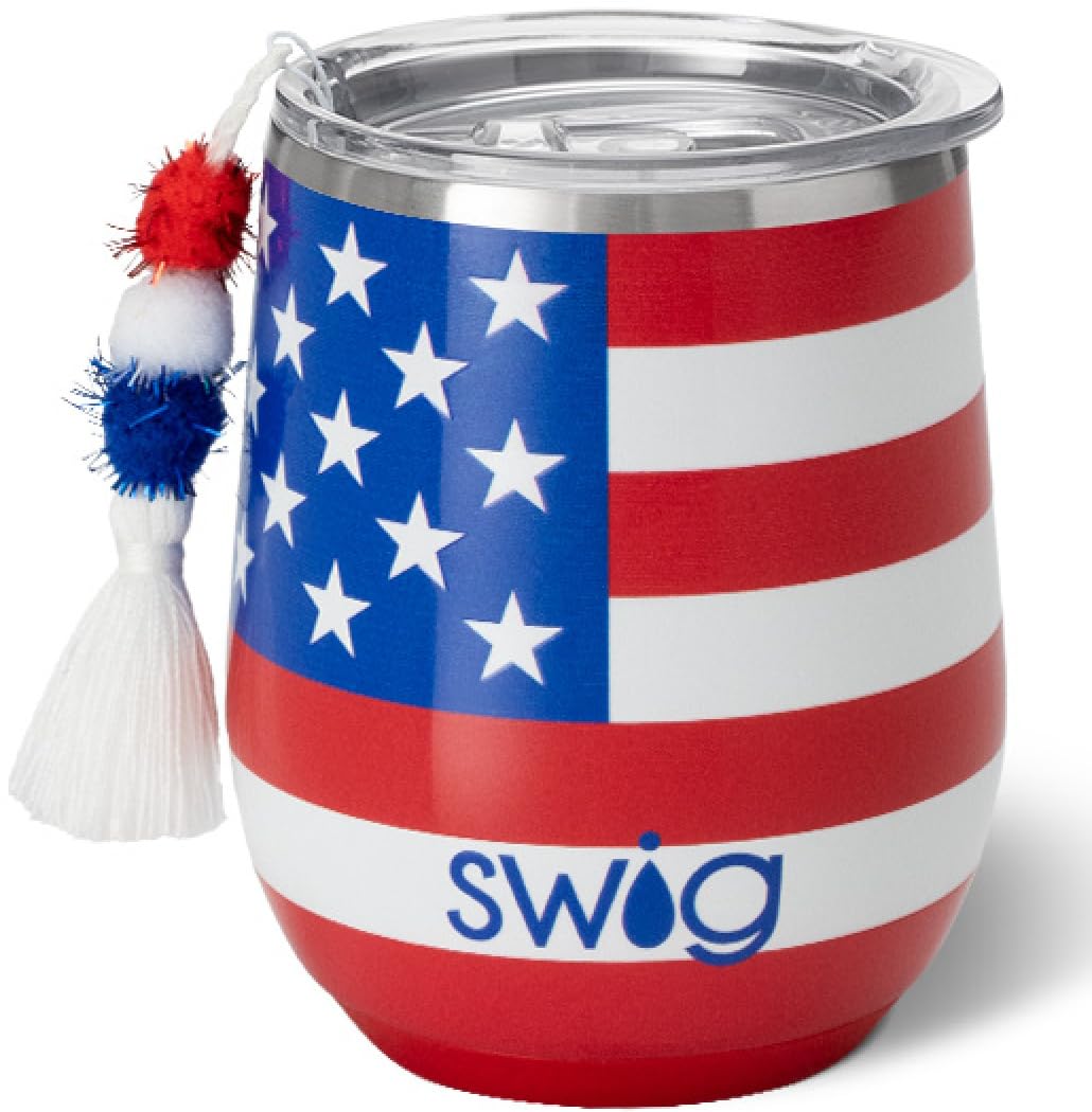 12oz Insulated Wine Tumbler with Lid