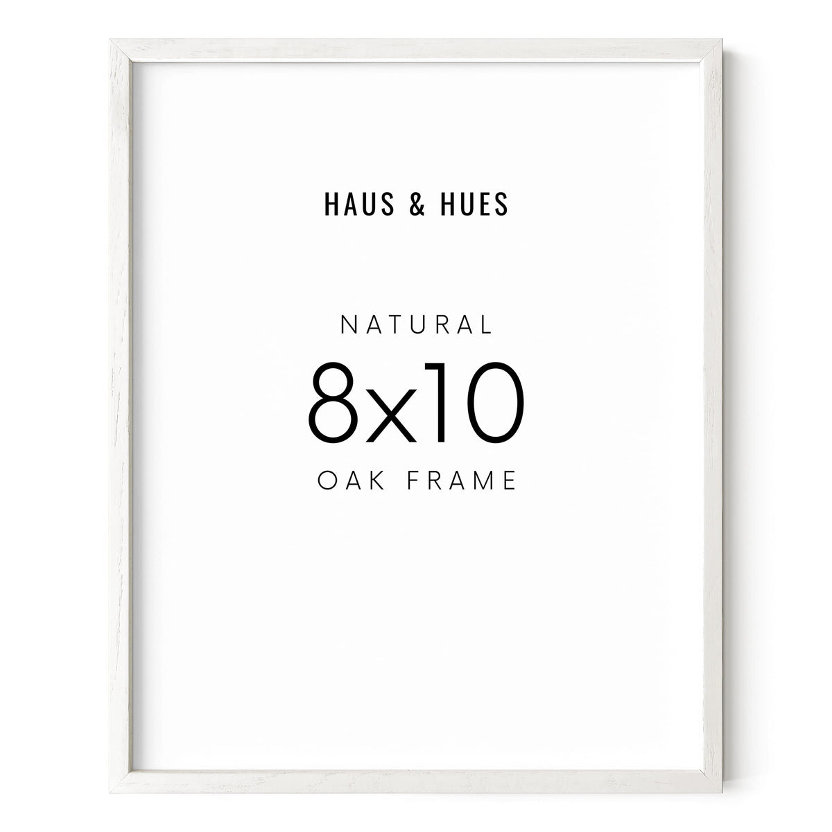 White Oak Wood 8x10 Picture Frame