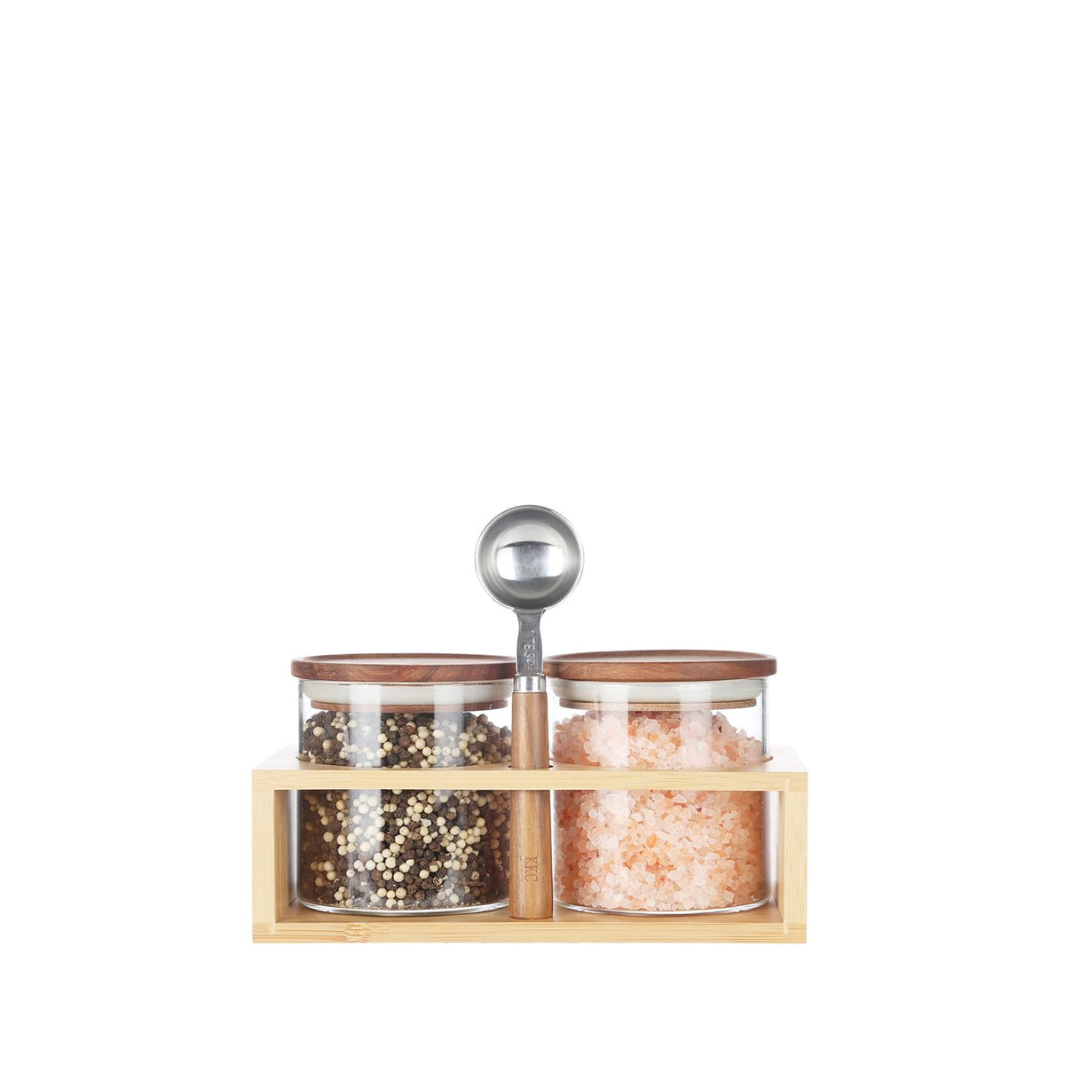 18 oz Glass Seasoning Jars with Wood Lids