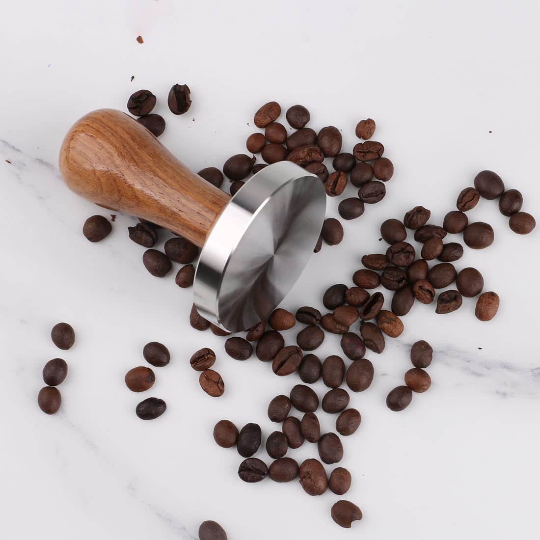 Stainless Steel Coffee Tamper 51mm Barista Espresso Base Coffee Bean Press