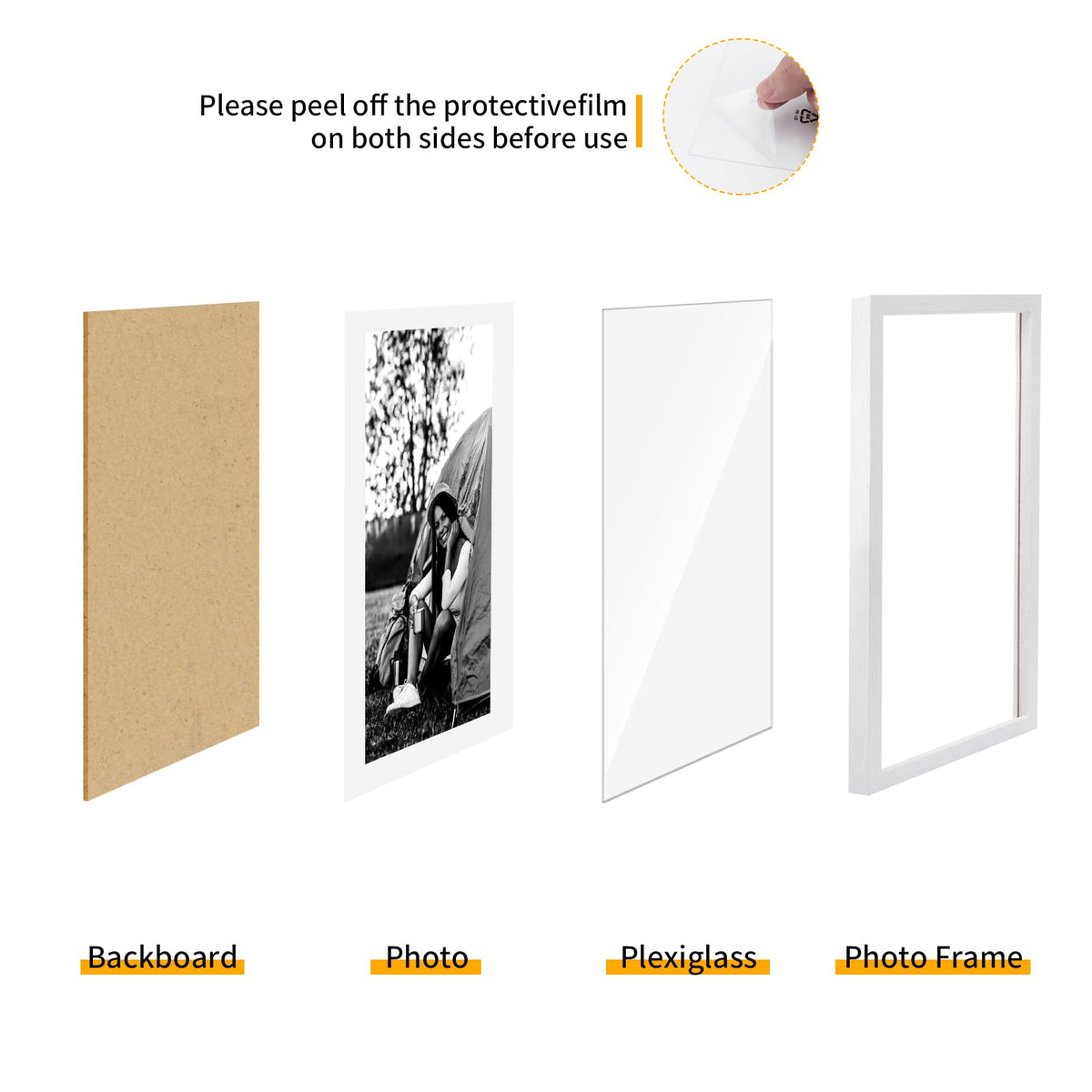 20x24 Solid Oak Wood Picture Frame