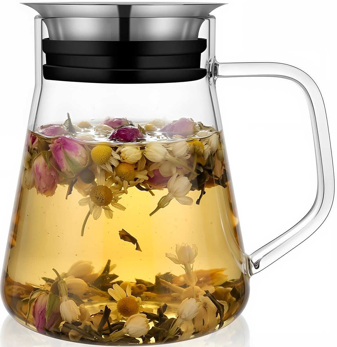 27oz Glass Teapot with Filter Lid (27 Count)