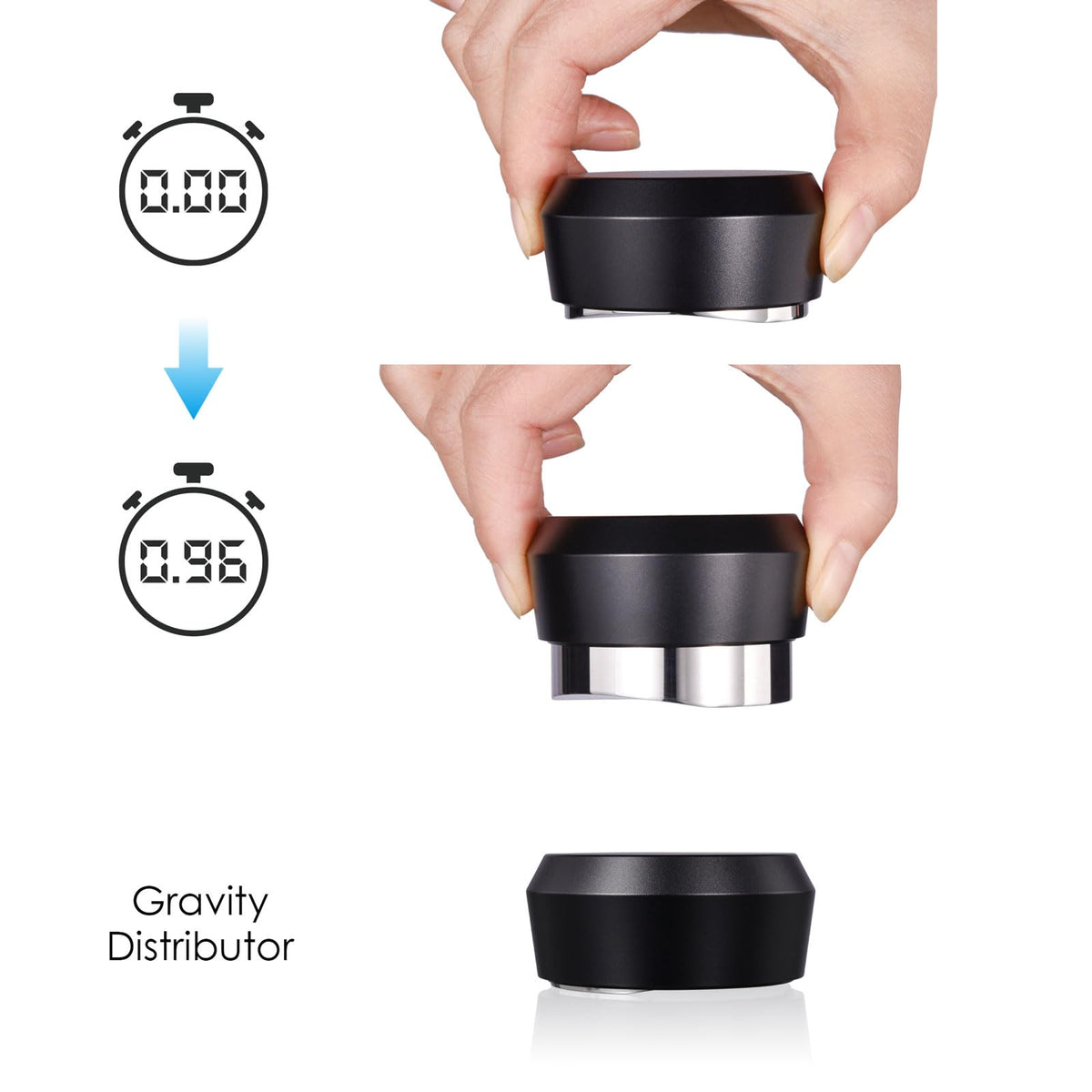 Coffee Gravity Distributor Compatible with Breville 54mm Portafilter