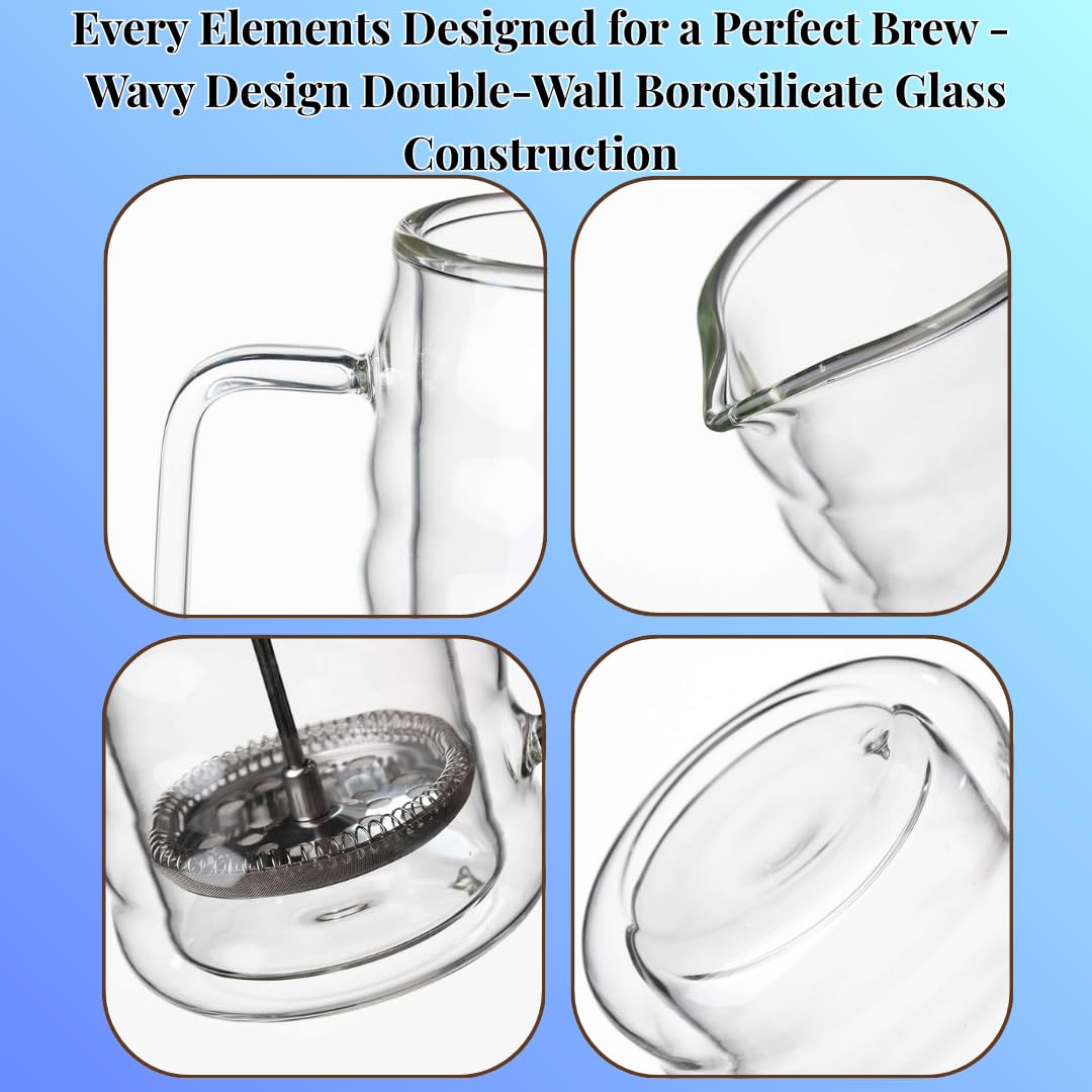 Glass French Press Coffee Maker