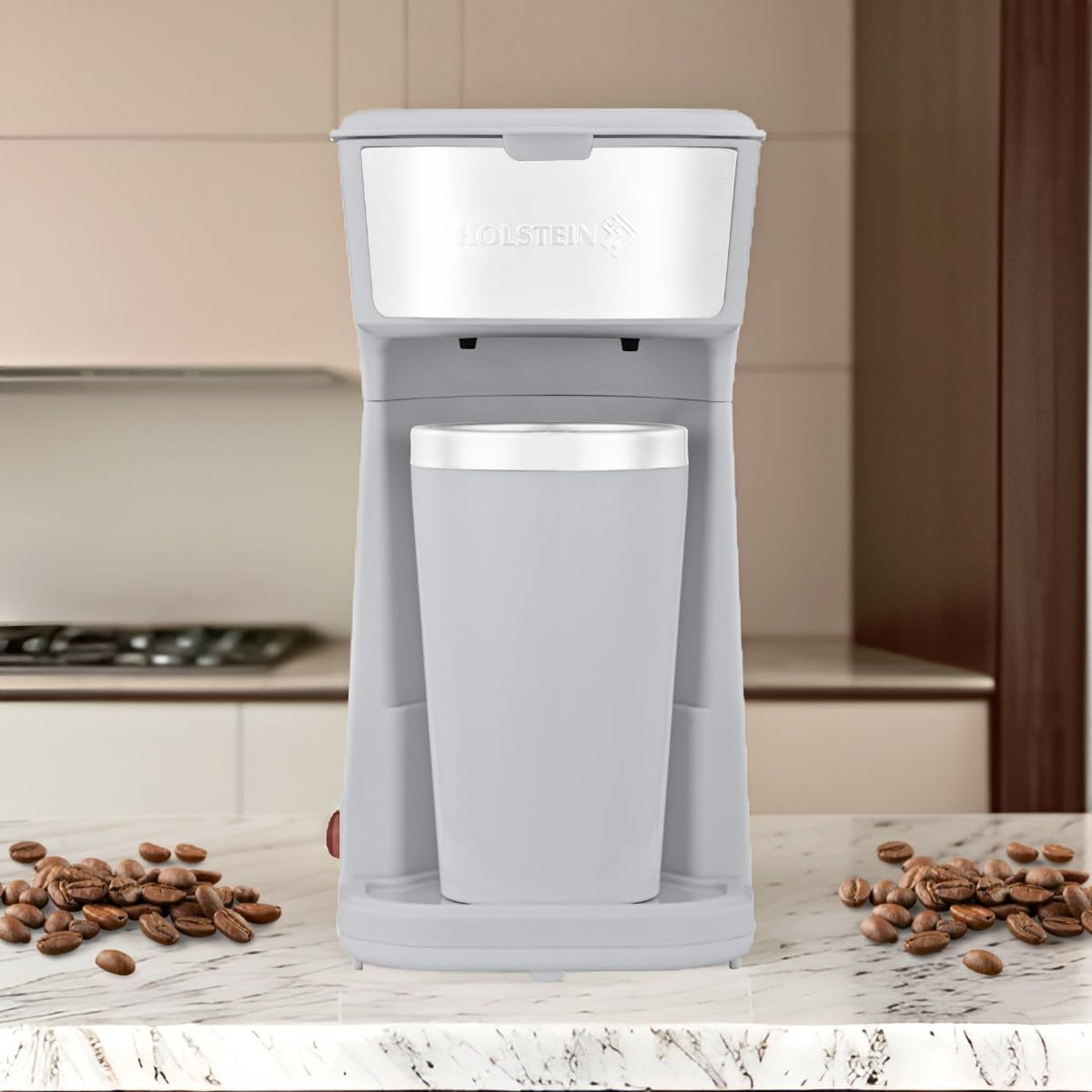 Personal Coffee Maker with 14oz Travel Mug