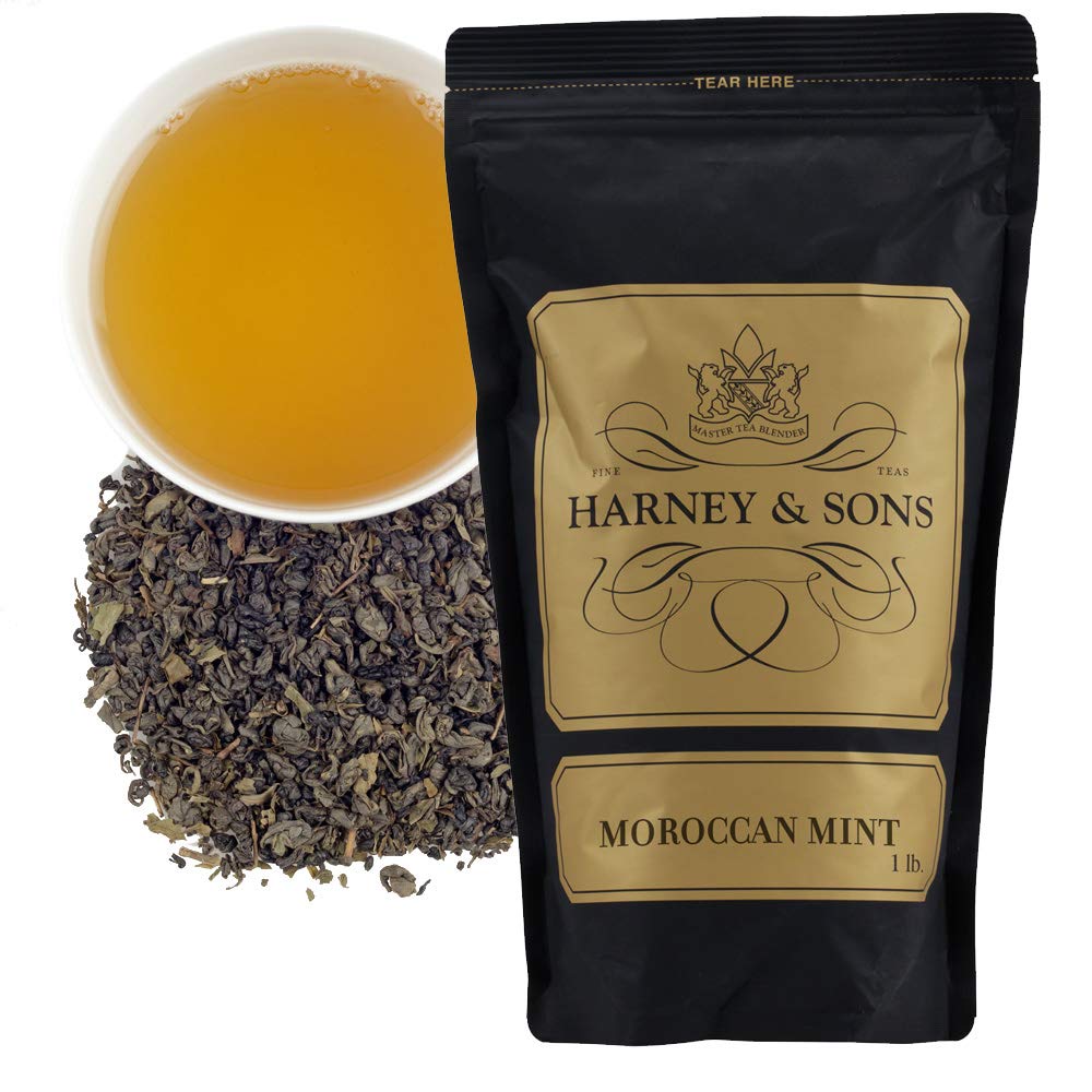 Organic Moroccan Mint Loose Leaf Green Tea (16 Ounce)