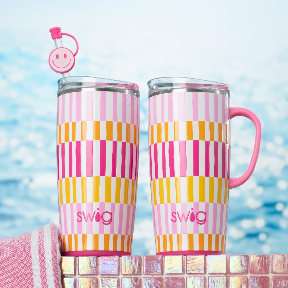 22oz Insulated Travel Mug with Handle & Lid