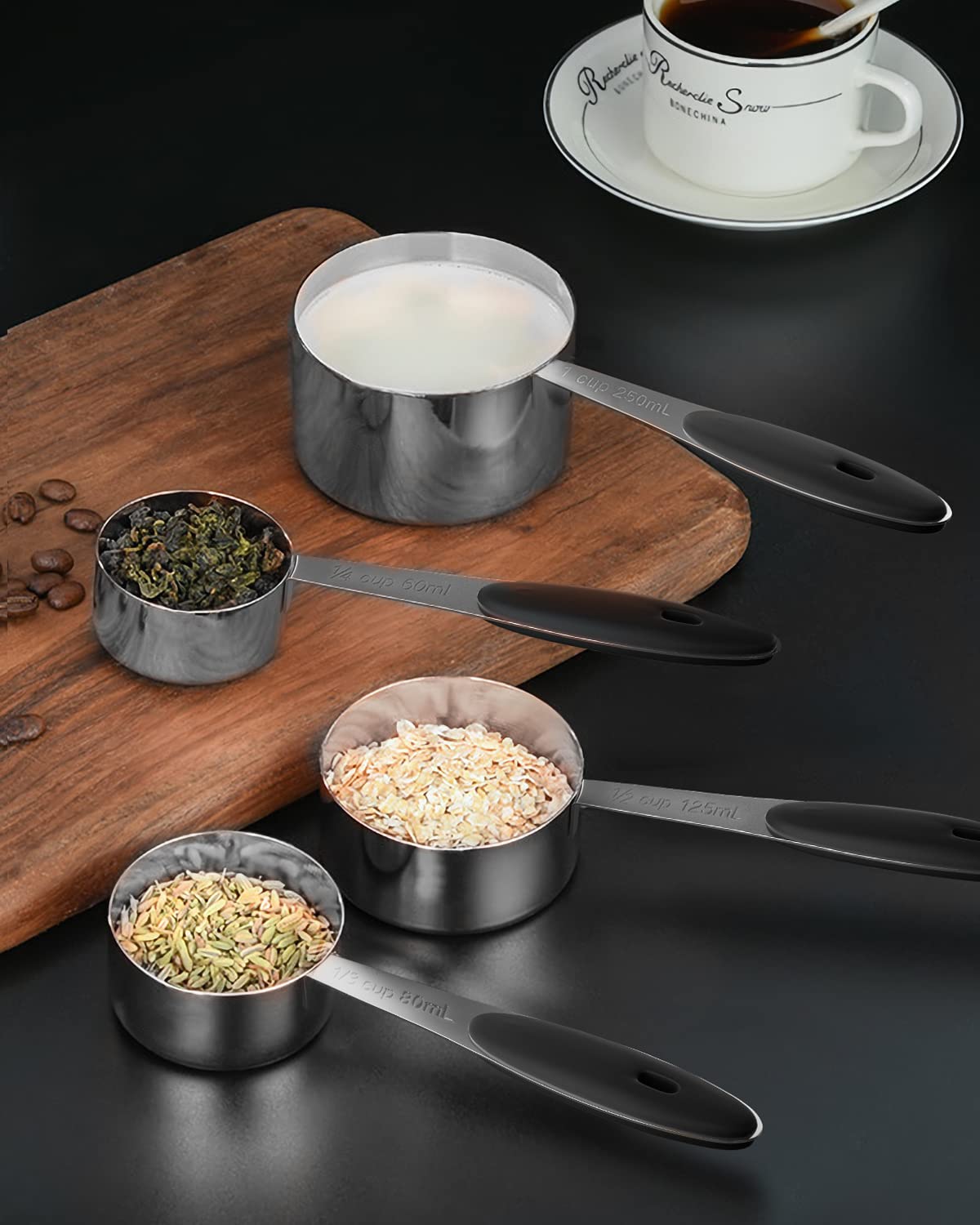 Measuring Cups and Spoons Set 304 Stainless Steel 10