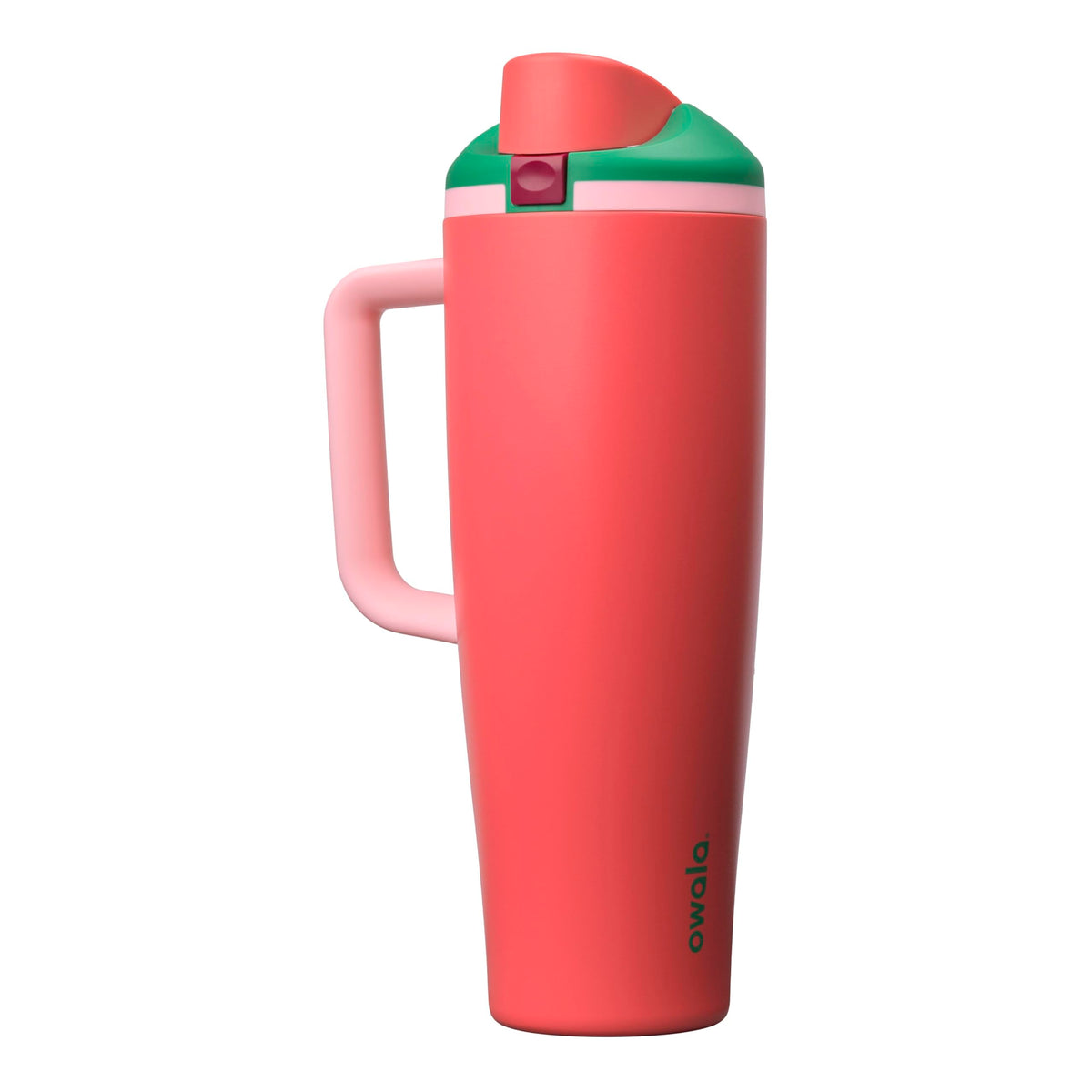 FreeSip Tumbler Stainless Steel Water Bottle 40 oz Strawberry Fields