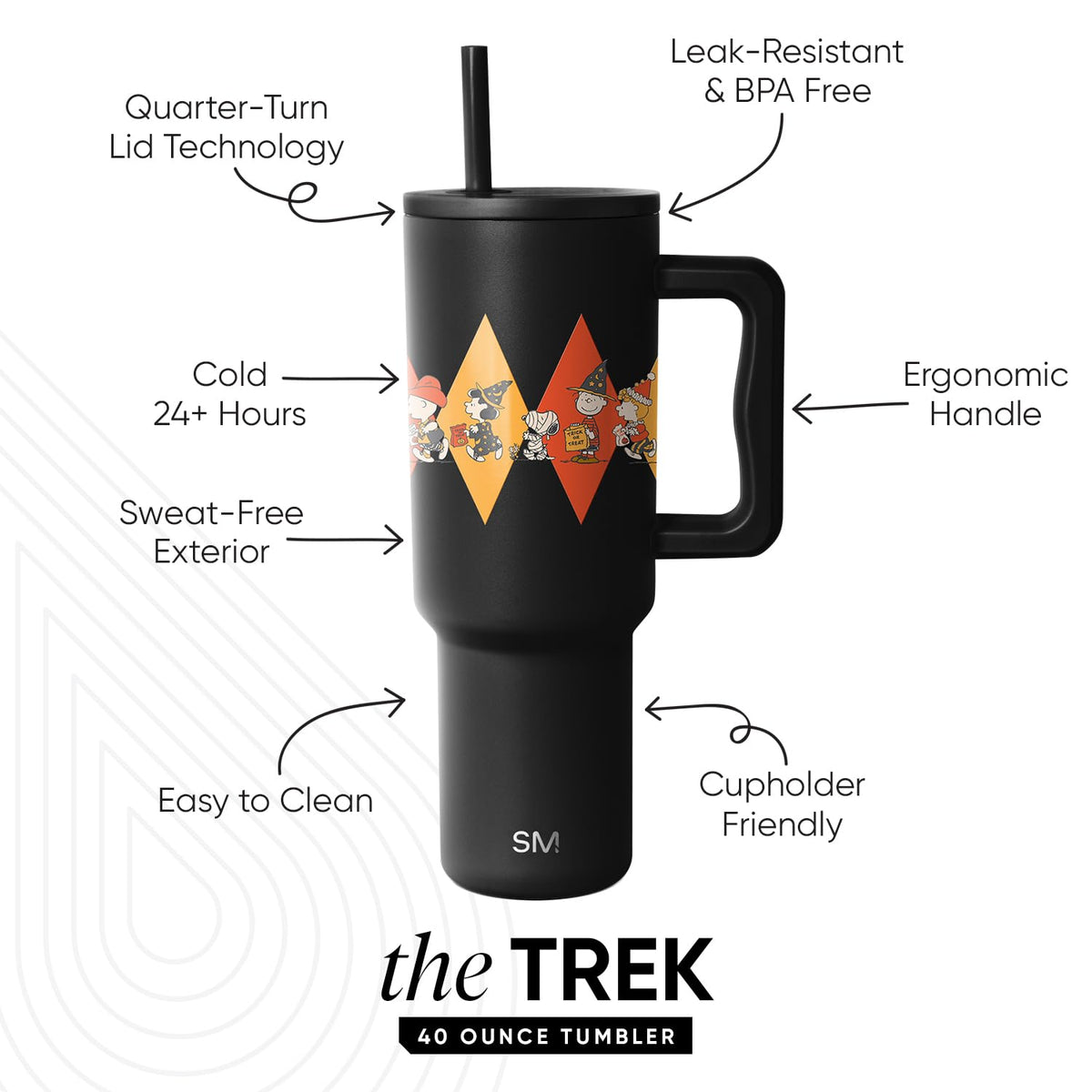 Halloween Tumbler with Handle