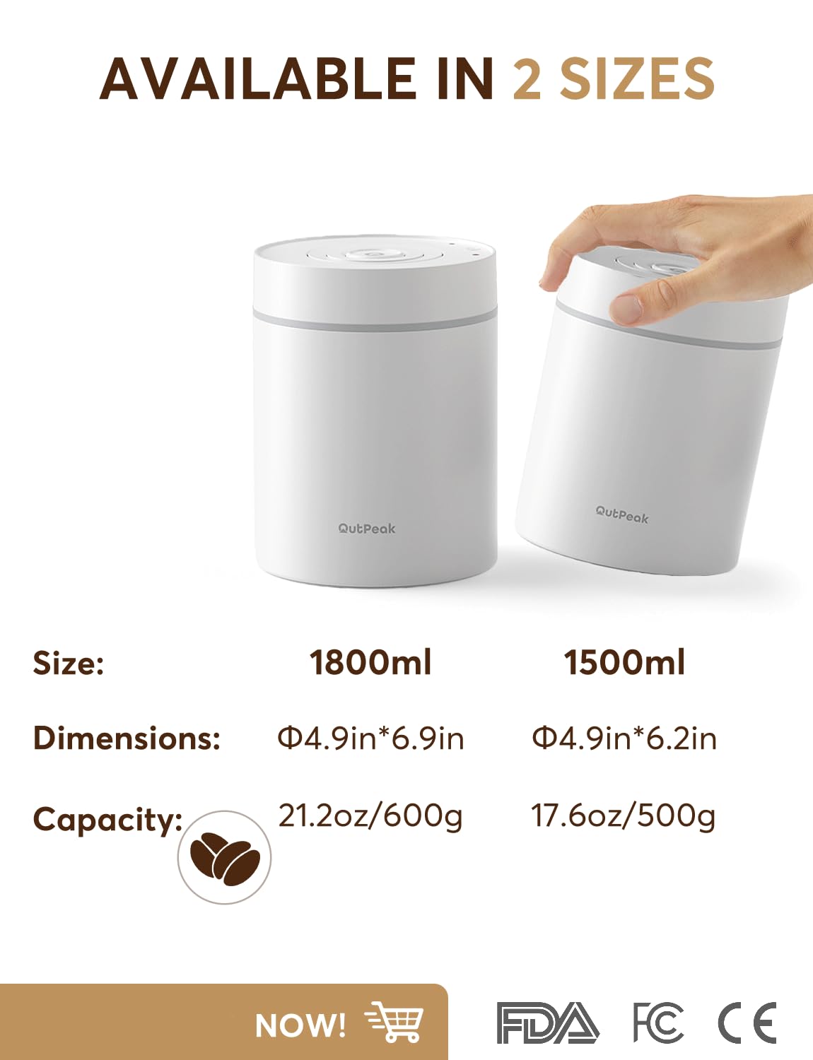 Neo Latest Kilo Auto Vacuum Coffee Canister