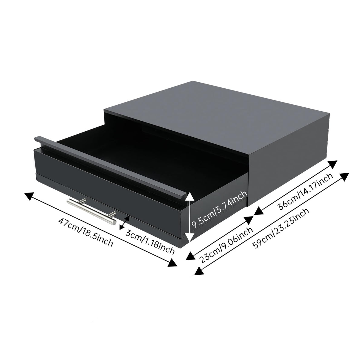 Microwave Rack Coffee Pod Holder with Drawer & Shelf