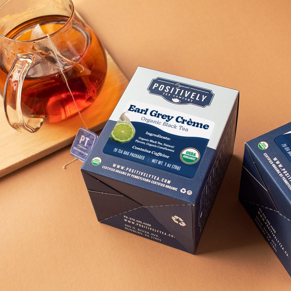 Earl Grey De La Crème Black Tea Bags (20 Ounce)