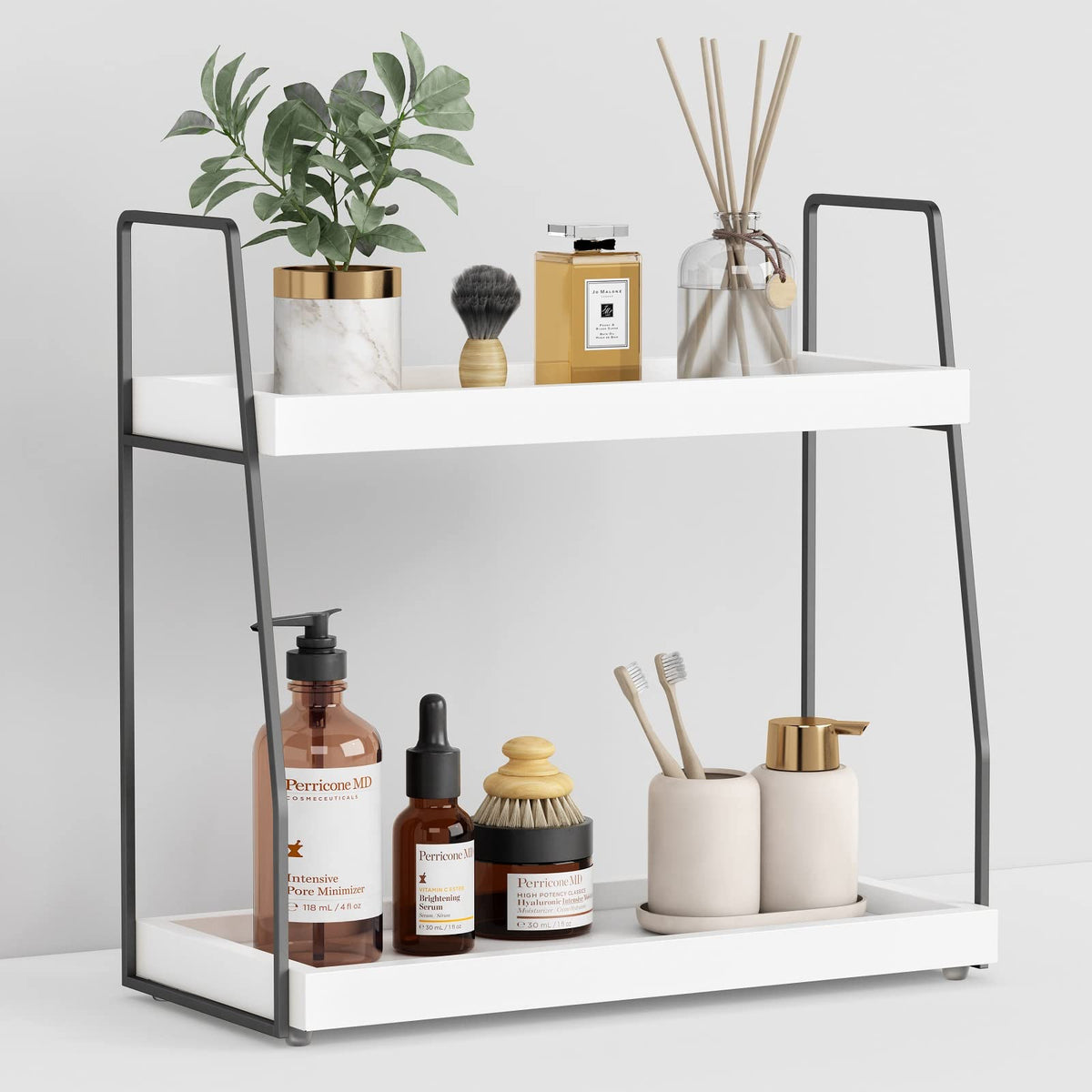 2 Tier Bathroom Counter Organizer