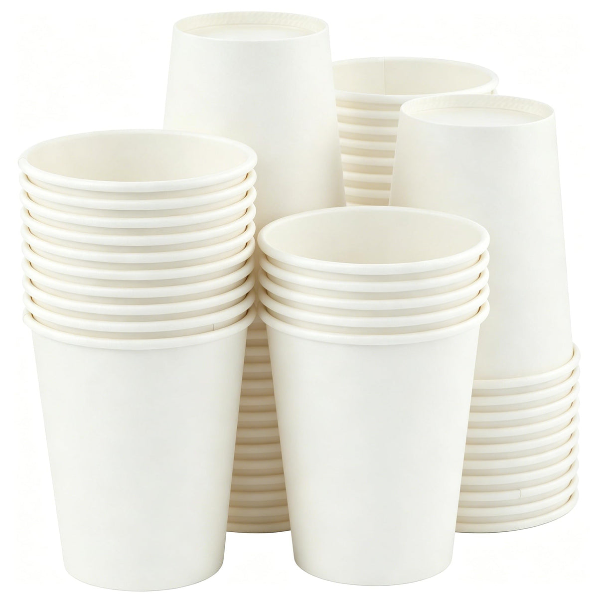 8 oz 50 Pack Disposable Coffee Cups (50 Count)