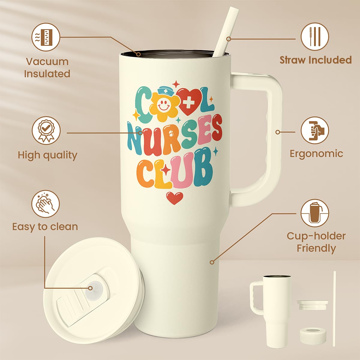 Nurse Tumbler 40oz