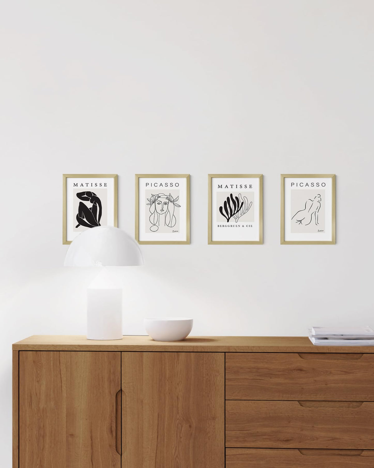 6x8 Gold Metal Picture Frames