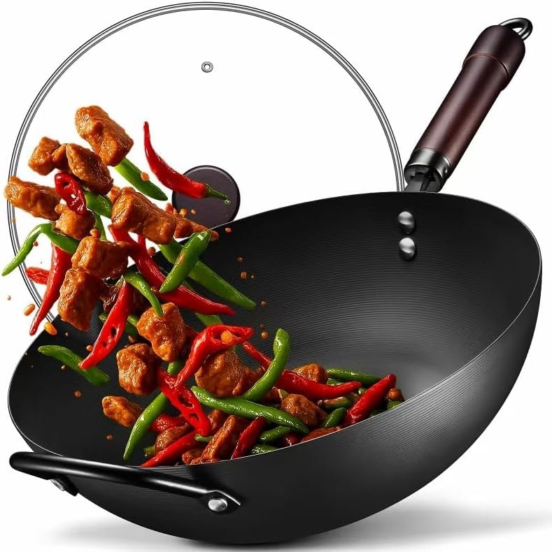 Wok 13 Inch Carbon Steel Woks & Stir