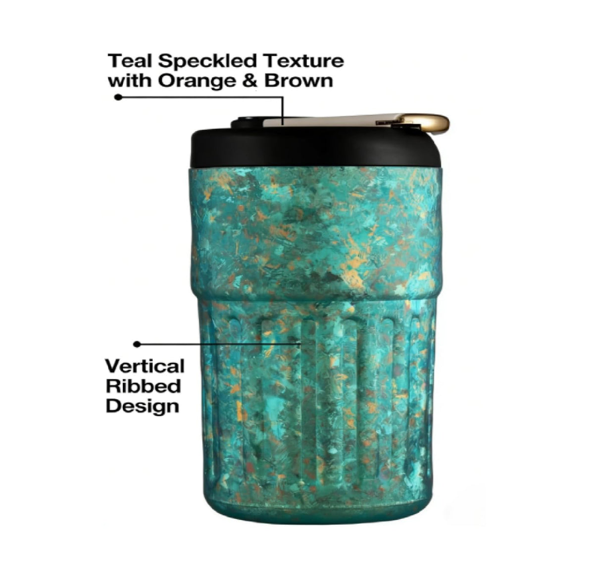 14.2oz Titanium Insulated Coffee Mug with Temperature Display