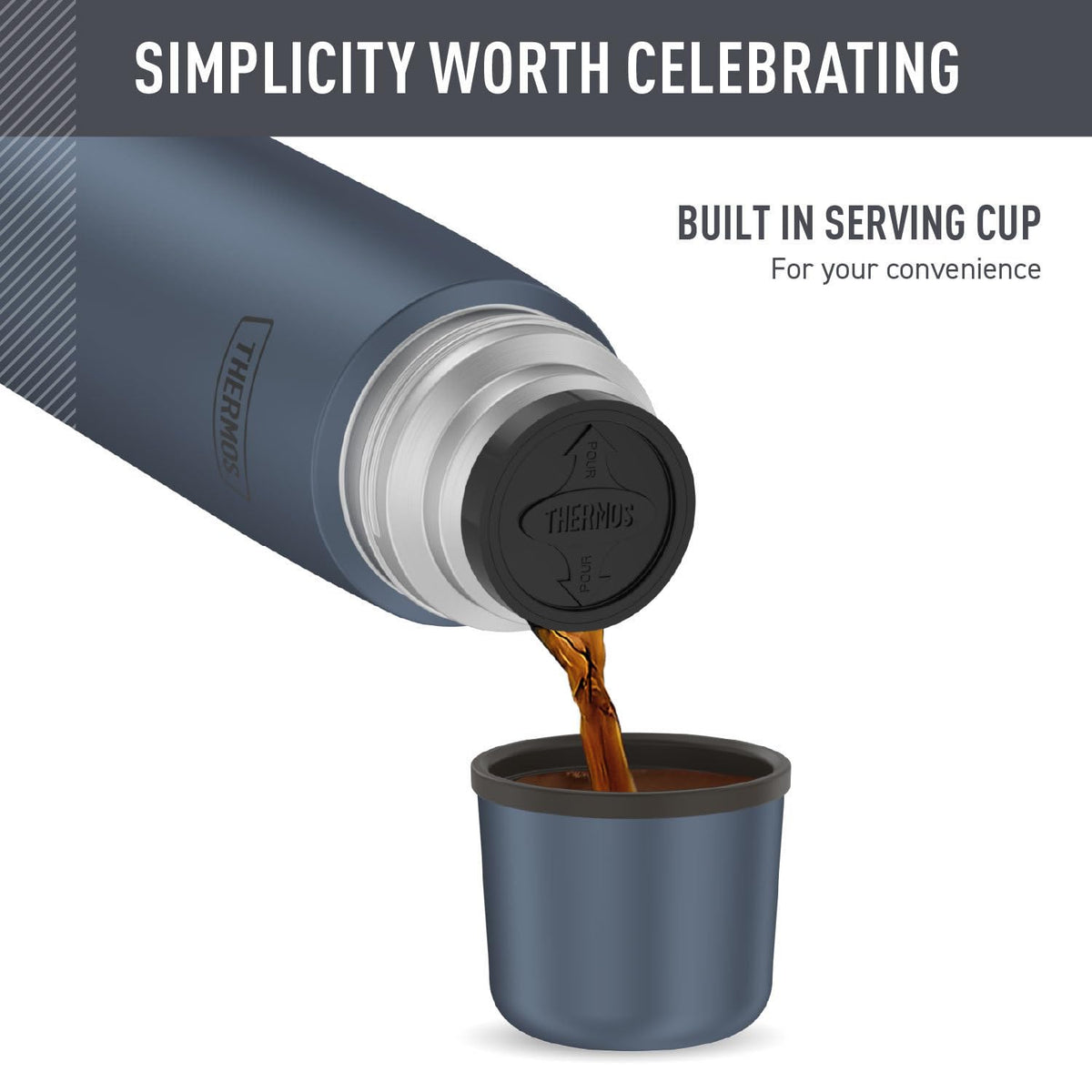 Vacuum Insulated 25 Ounce Compact Stainless Steel Beverage Bottle