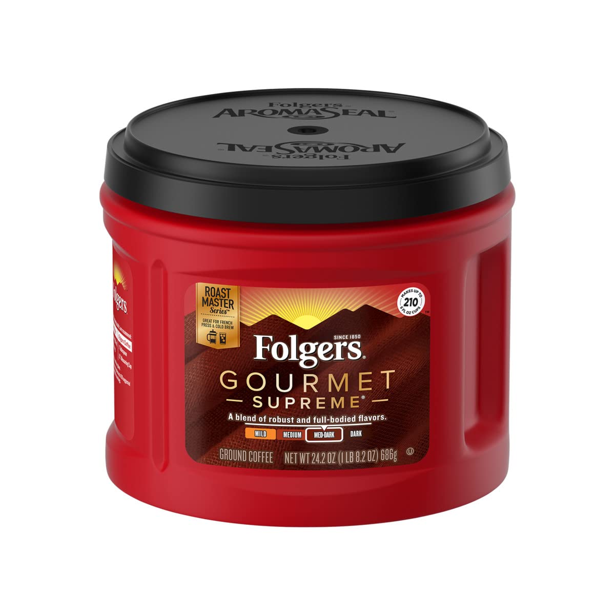 Gourmet Supreme Medium Dark Roast Ground Coffee (24.2 Ounce)