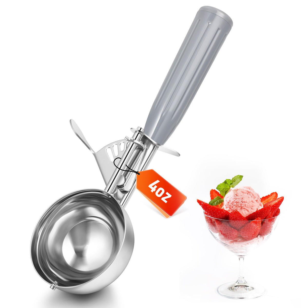 1 Pcs Ice Cream Scooper with Trigger
