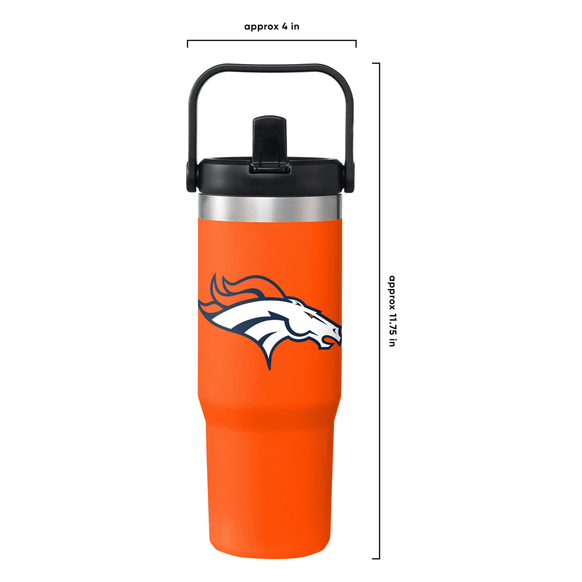 Denver Broncos NFL 30 oz Straw Tumbler