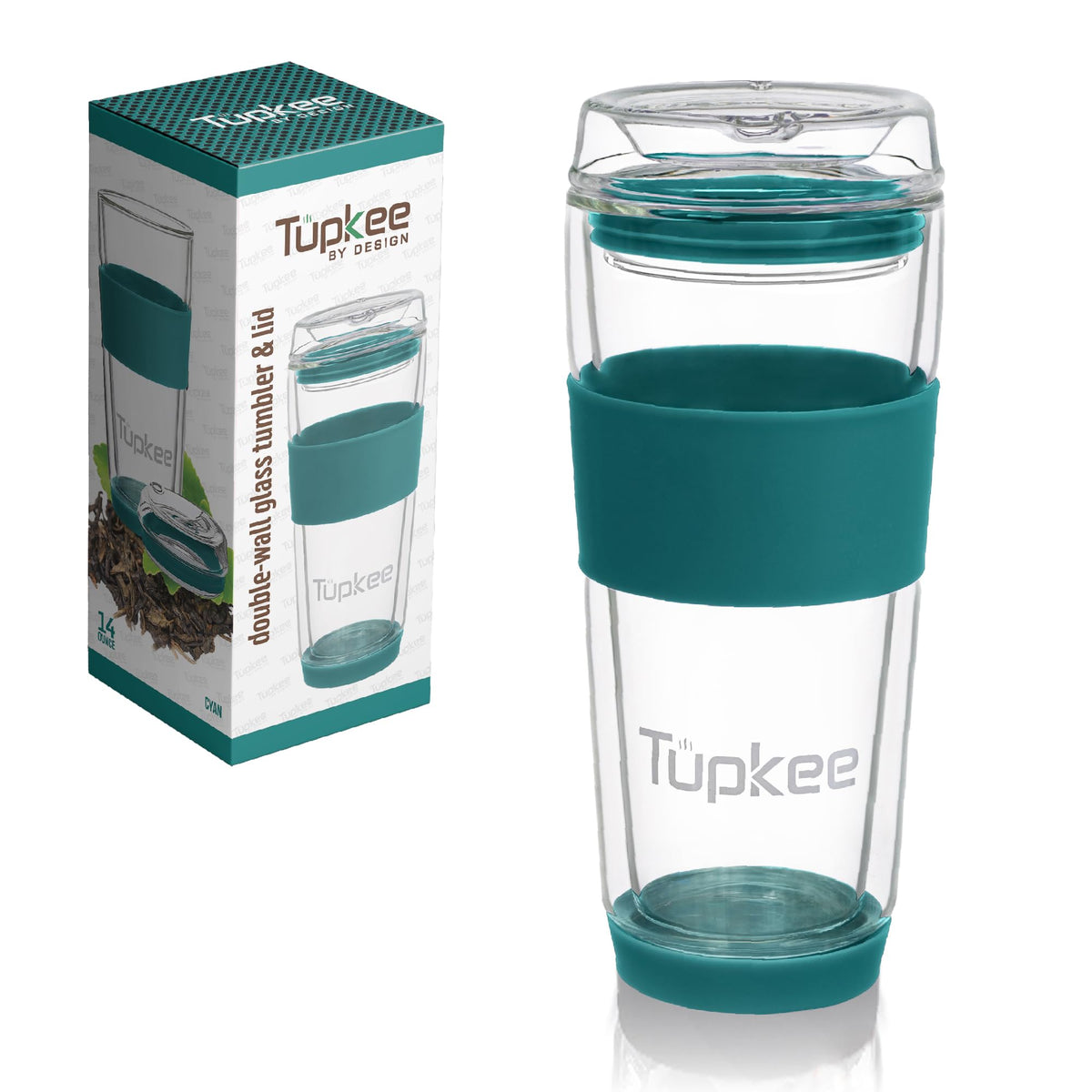 Double Wall All Glass Tumbler (2 Count)