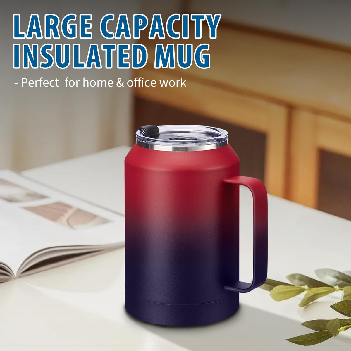 Stainless Steel Coffee Cup 32 oz Mug Tumbler