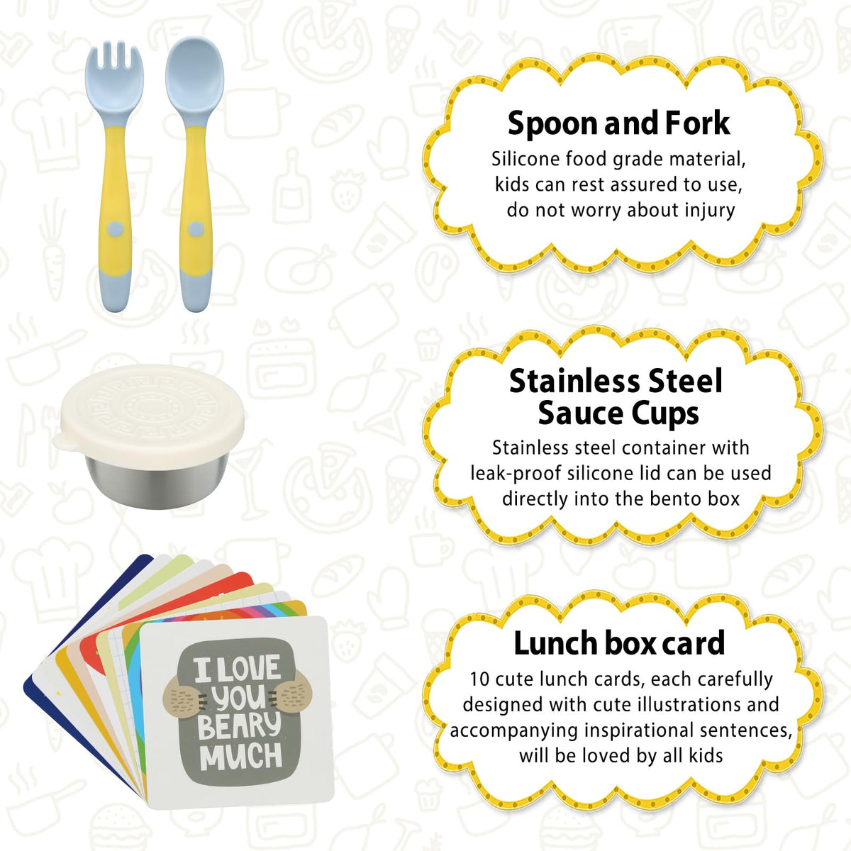 Bento Lunch Box for Kids with 12oz Soup Thermo Leak