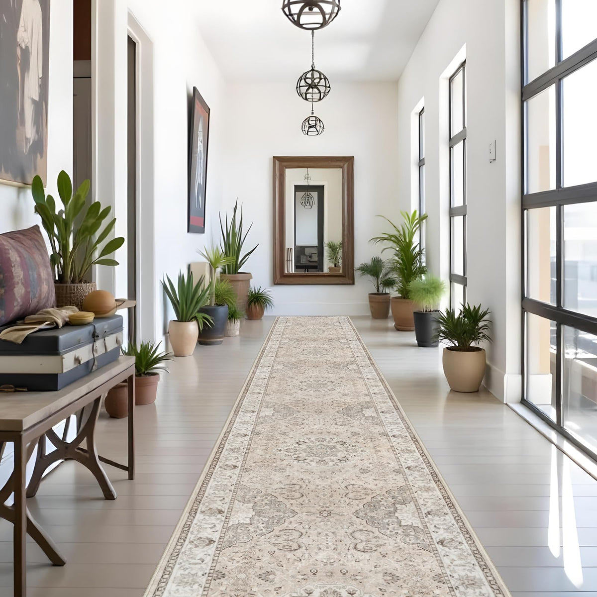 Hallway Washable Runner Rug
