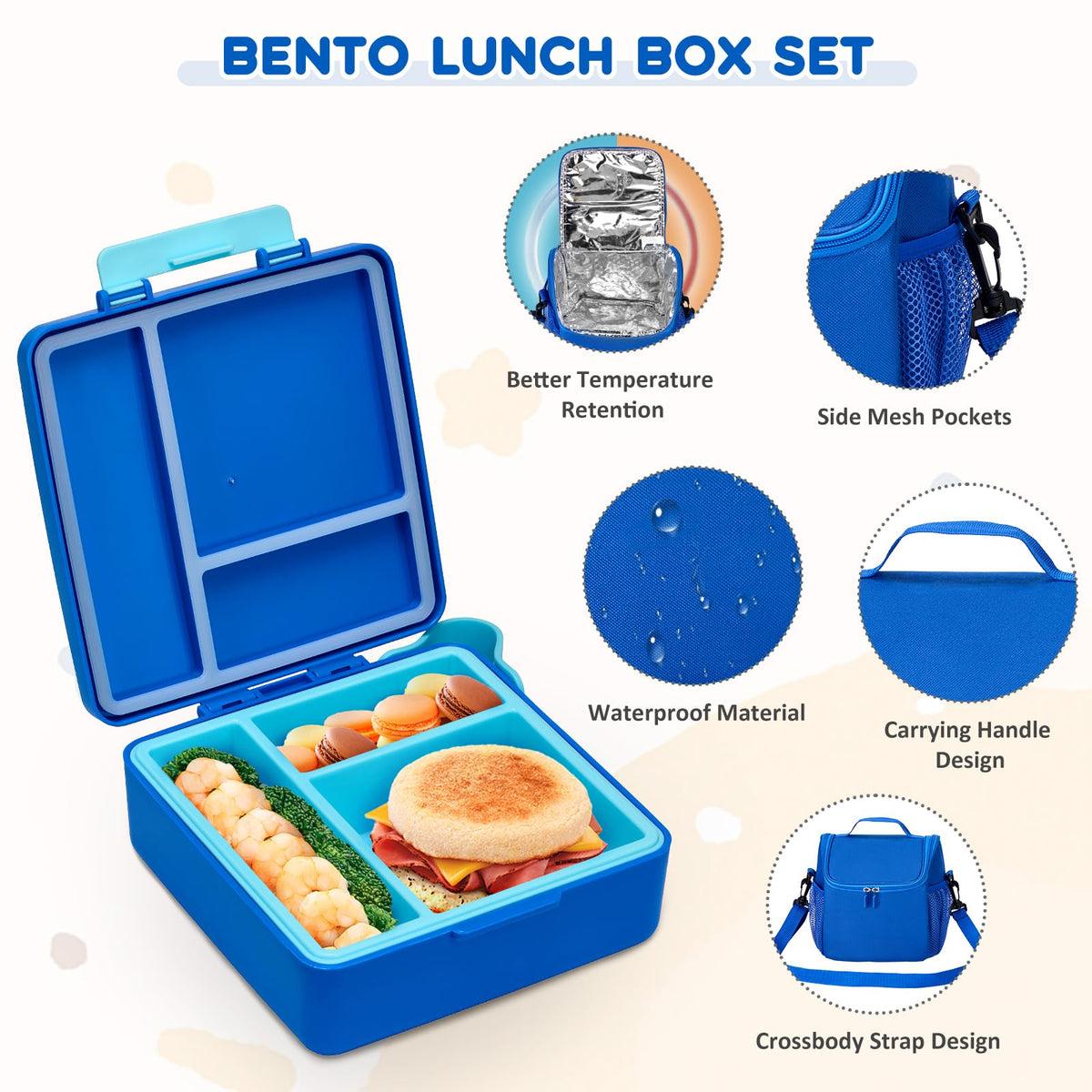 Lunch Box Set with Bento Box Container