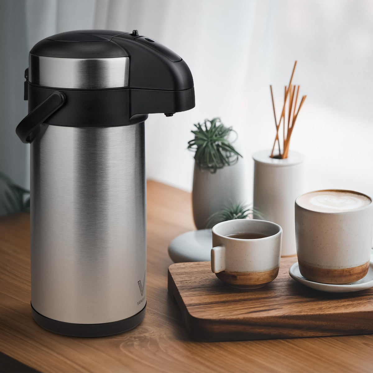 Airpot Coffee Dispenser with Pump