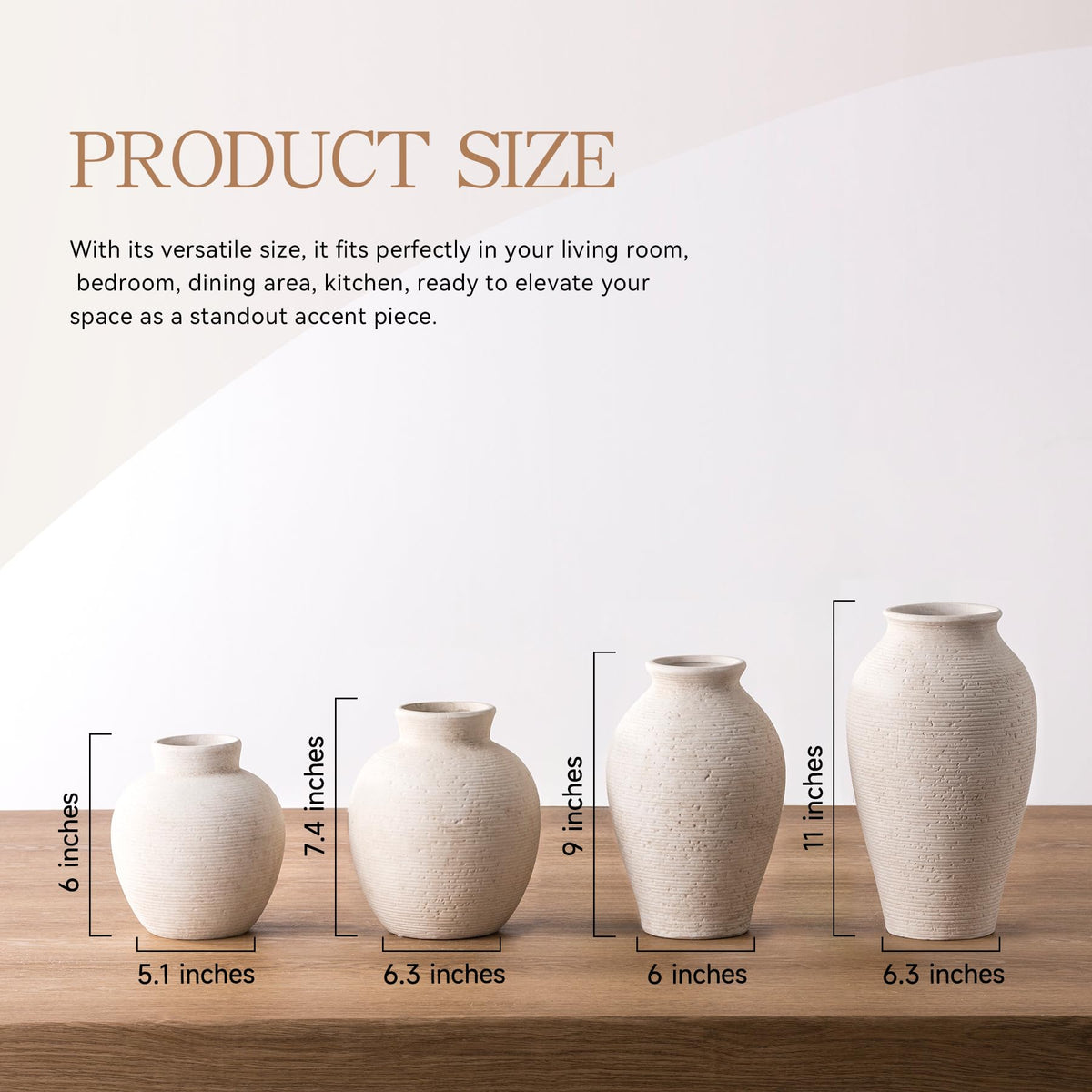 Ceramic Flower Vase Home Decor