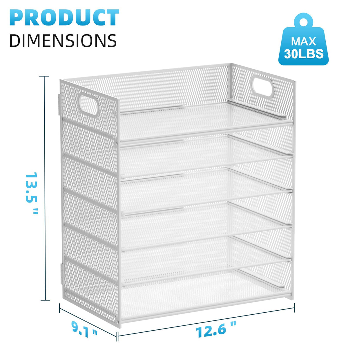 2 Pack Desk Organizer with Handle