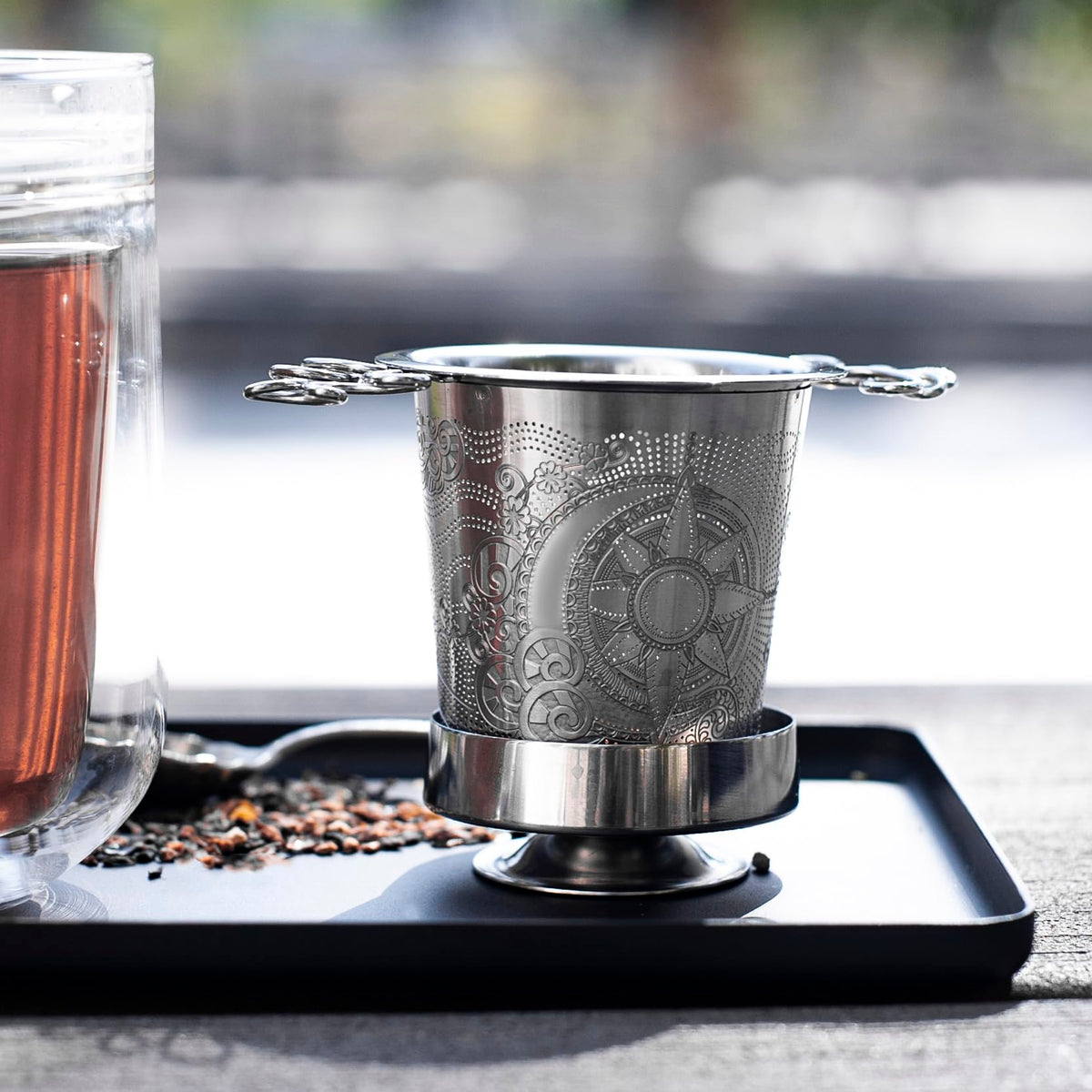 Luxury Tea Strainer Basket Gift Set