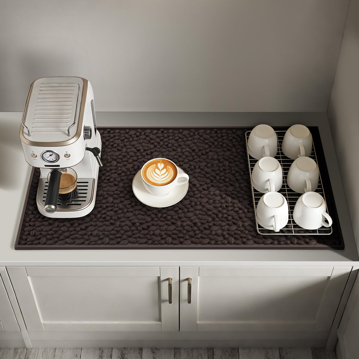 25"x17" Coffee machine Mat Large