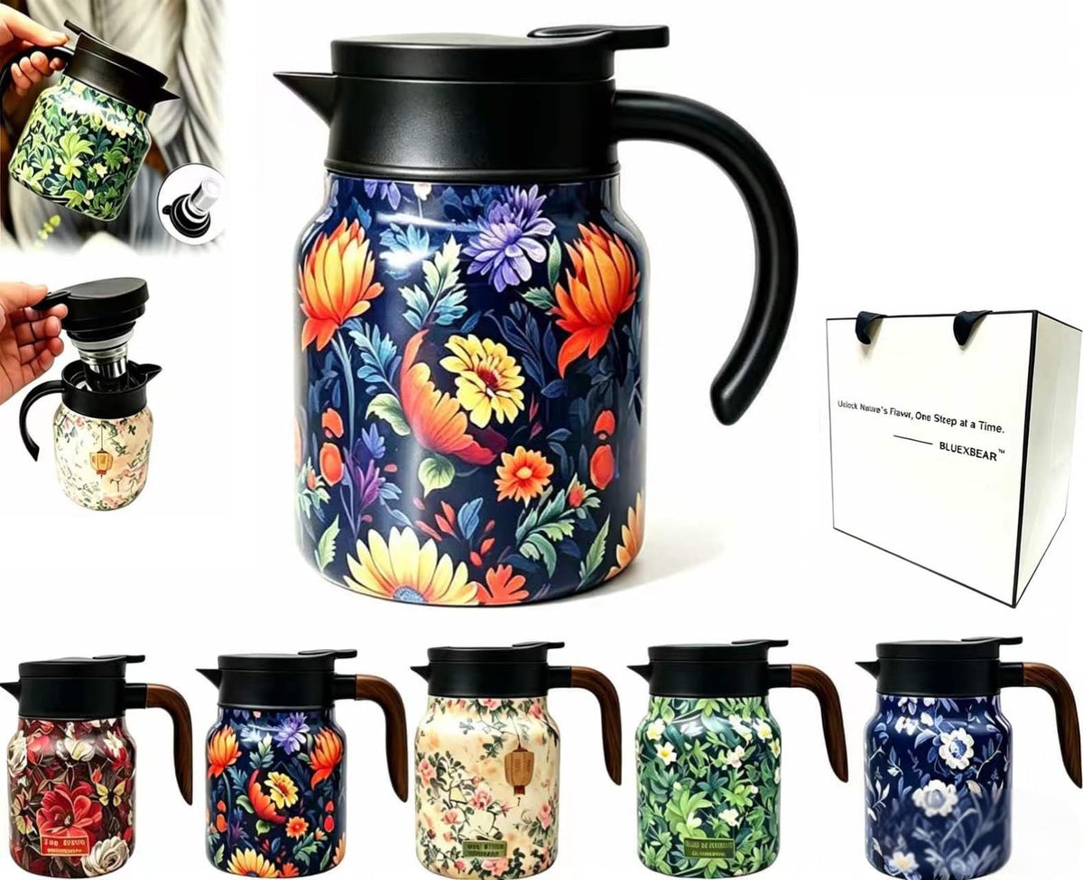 Vintage Floral Teapot with infuser