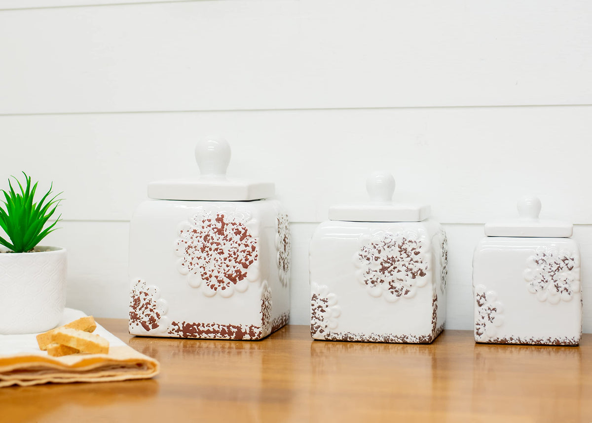 Floral White 10 (3 Count)