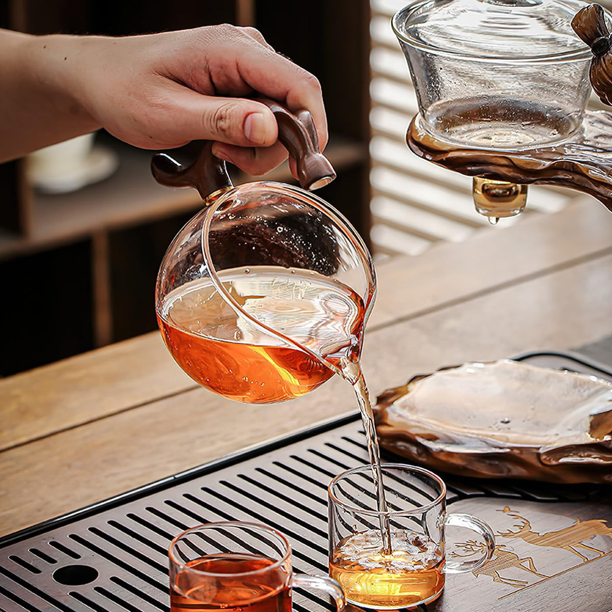 Semi Automatic Tea Set