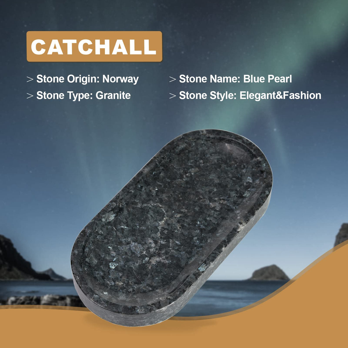 Norwegian Natural Granite Bathroom Tray